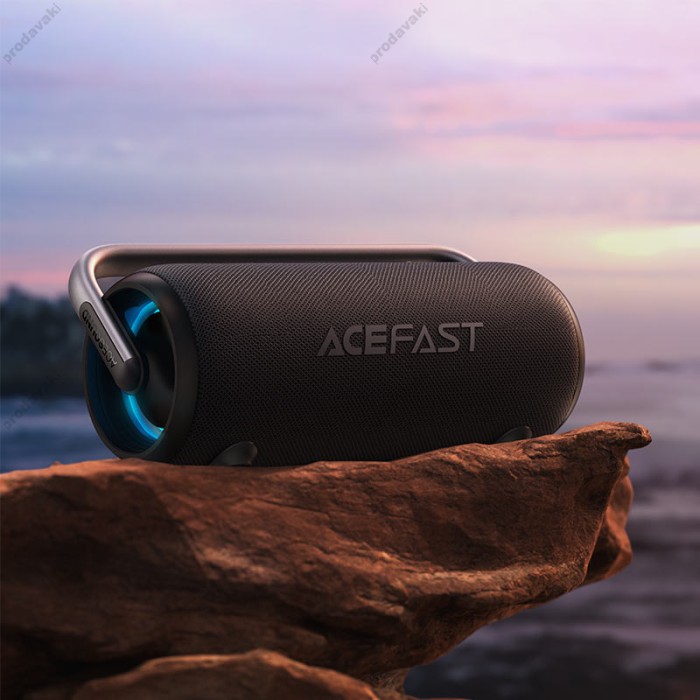 Портативна колонка Bluetooth ACEFAST K2 Max Portable wireless Speaker BT5.3/USB/AUX 220W Black